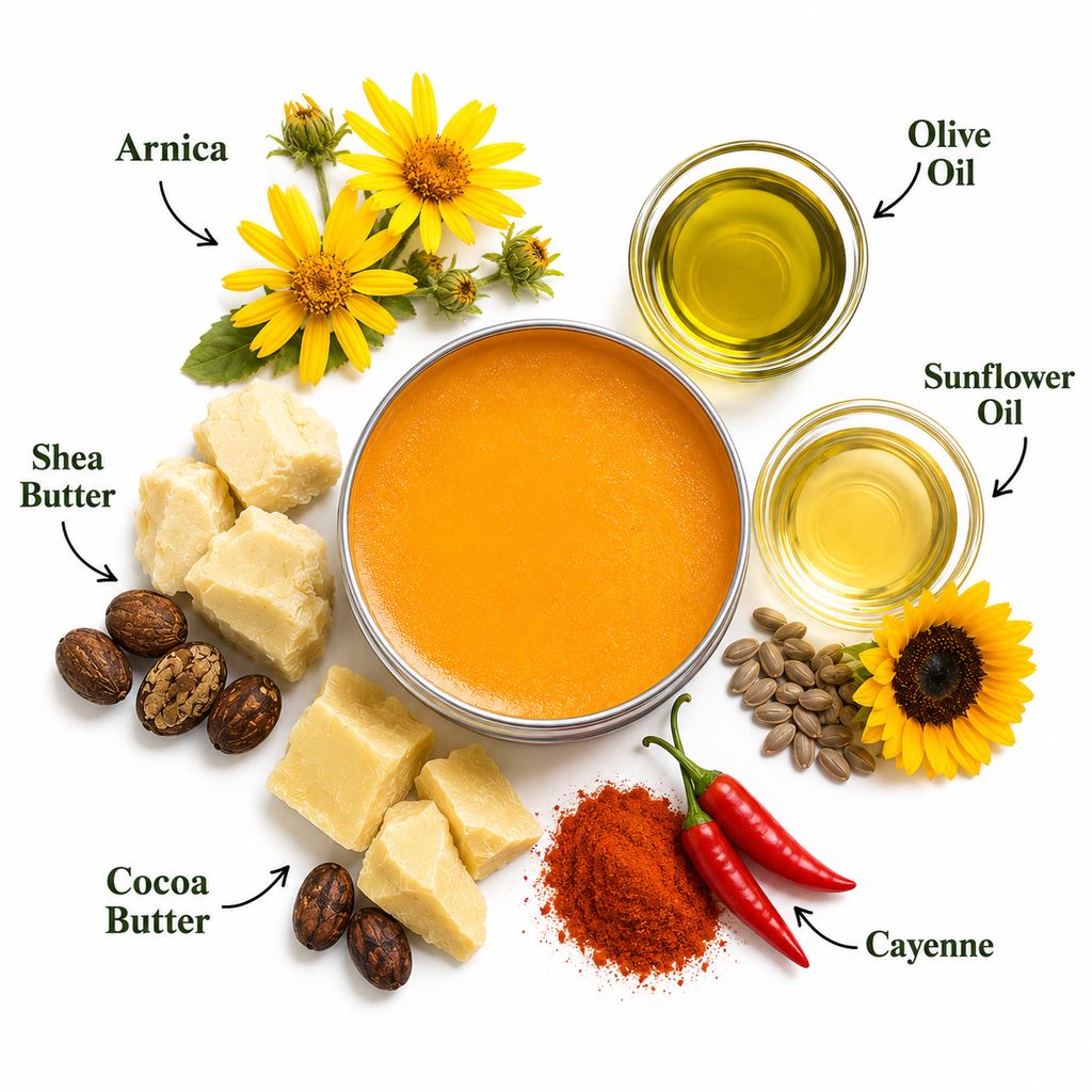 Arnica and Cayenne Salve